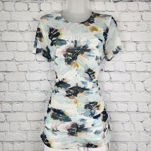 Torrid Size 00 Mesh Ruched Top